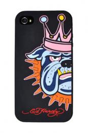 Ed Hardy iphone4 GEL CASE KING DOG BK