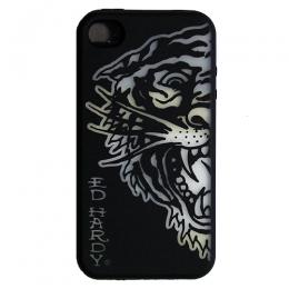 Ed Hardy iphone4 GEL CASE TIGER BK/GLOW