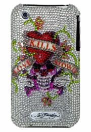 Ed Hardy iPhone 3G/3GS Crystal Faceplate LKS CLEAR