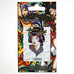 Ed Hardy Crystal Mini Decal GEISHA